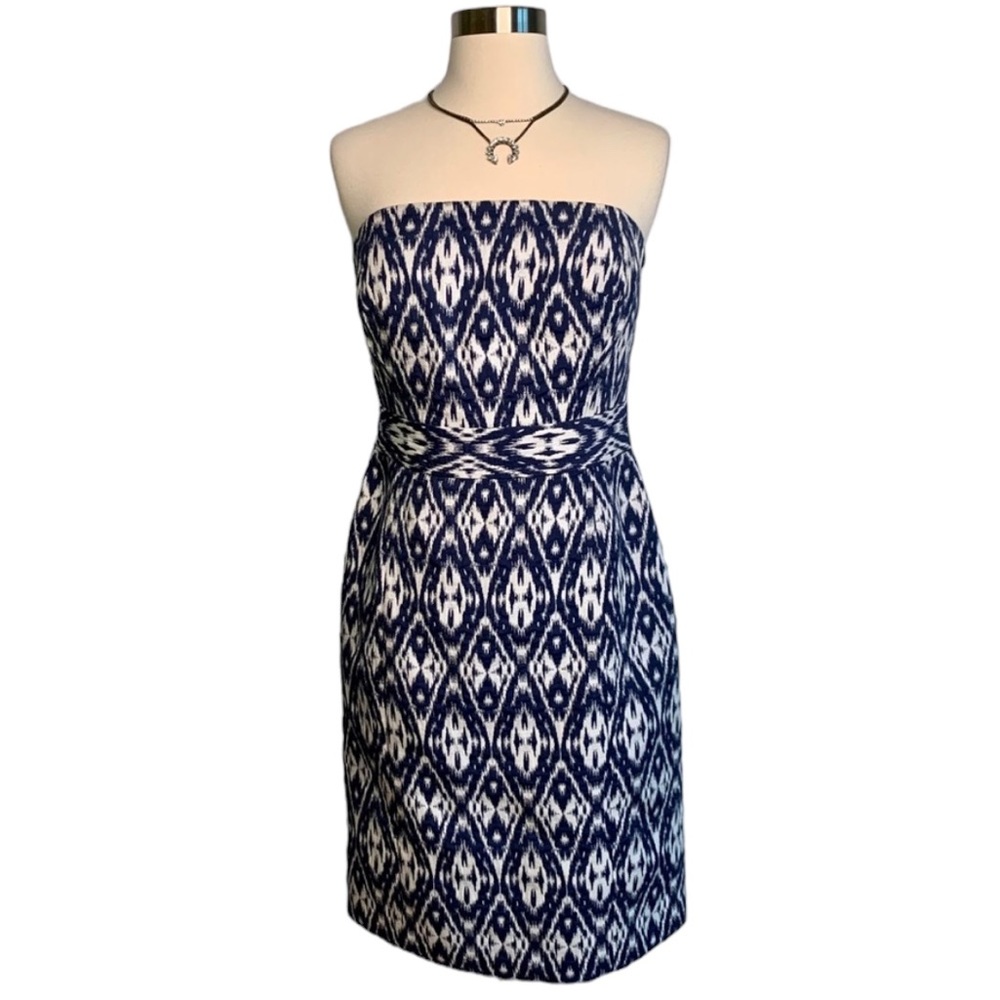 Banana Republic Ikat Strapless Dress